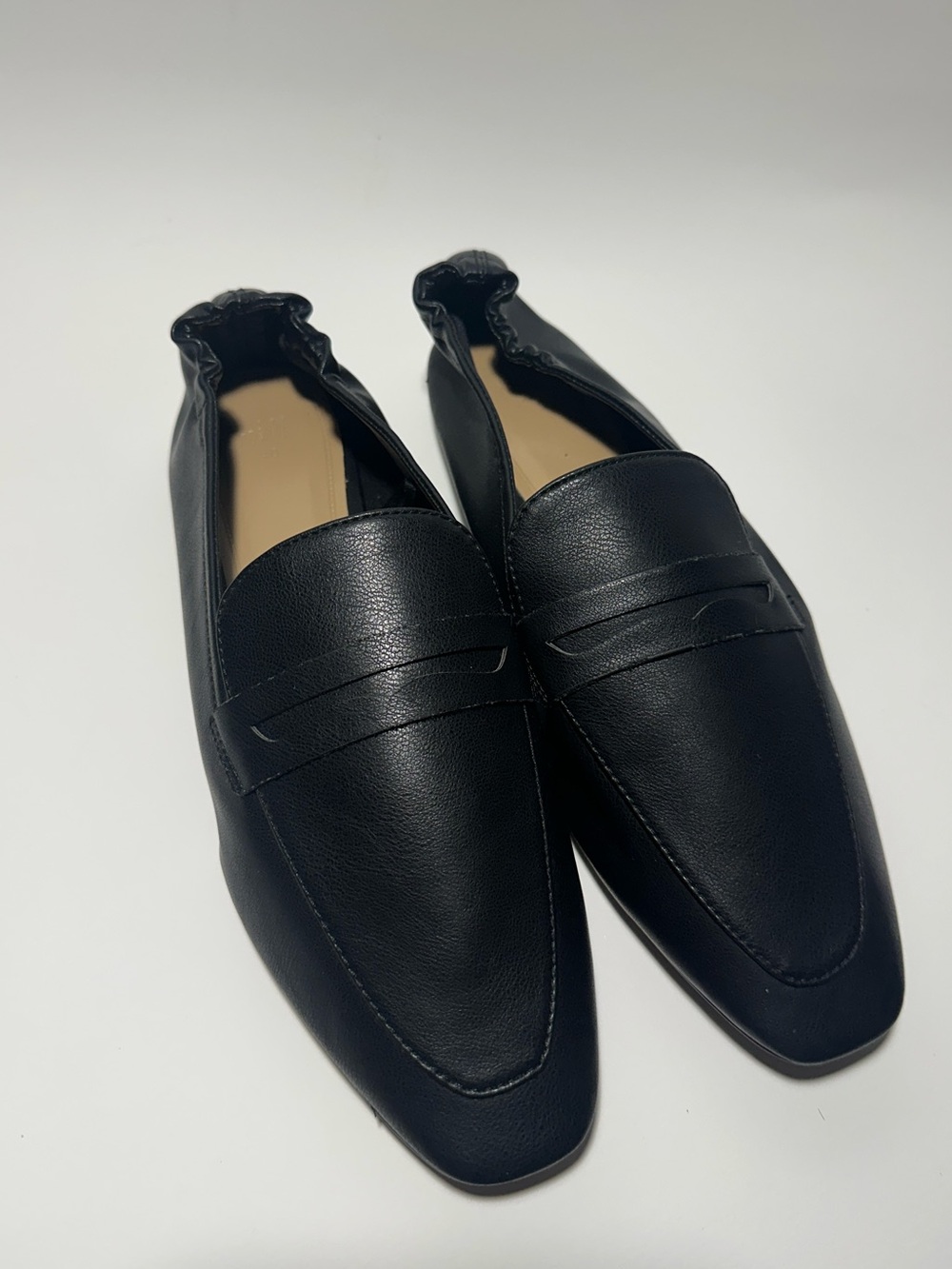 H&M Black Women's Pointed Penny Loafers